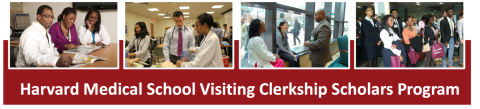 Four photos showing students participating in the program.