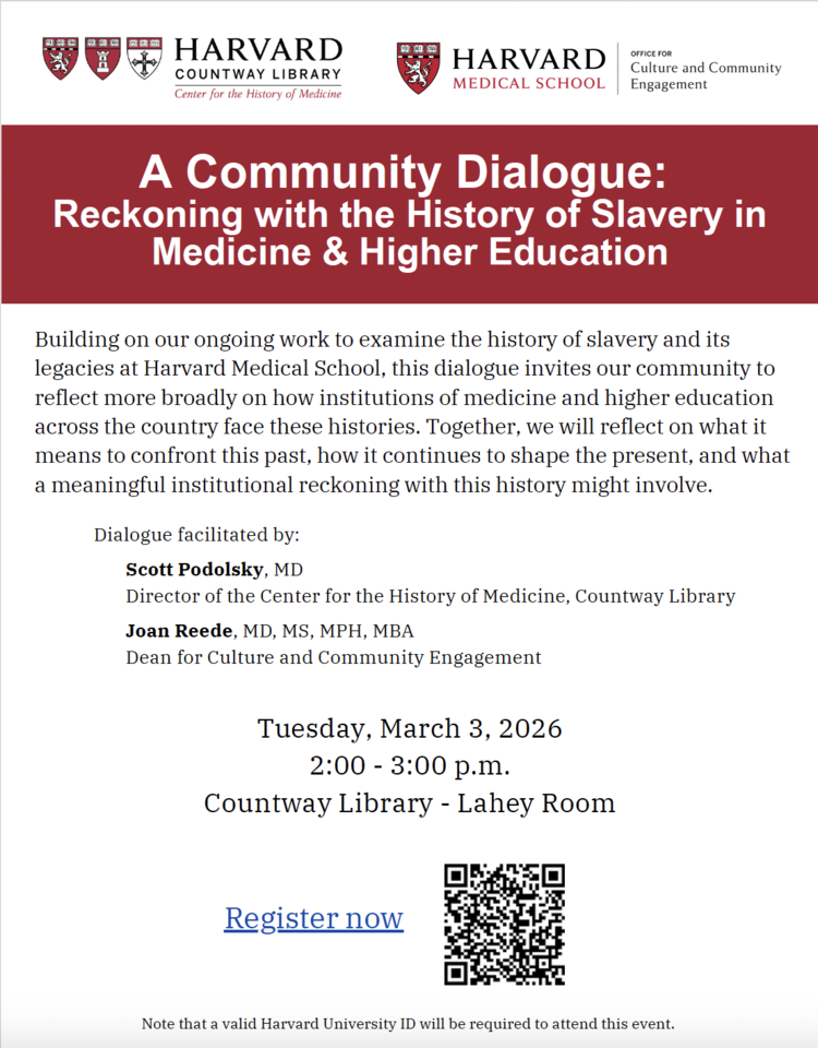 Flyer for the Community Dialogue event.